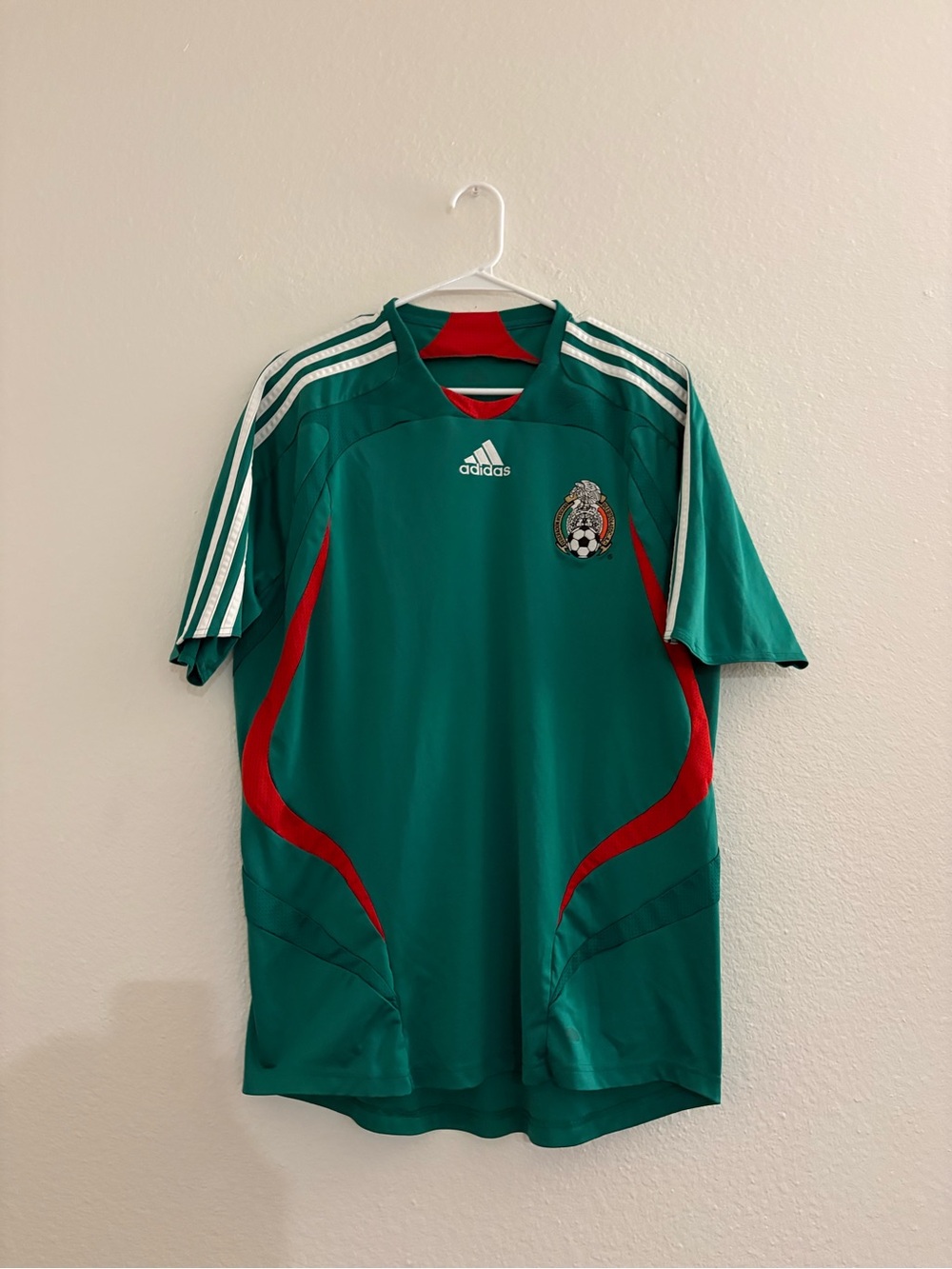 adidas Vintage Mexico 2007 Home SoccJersey